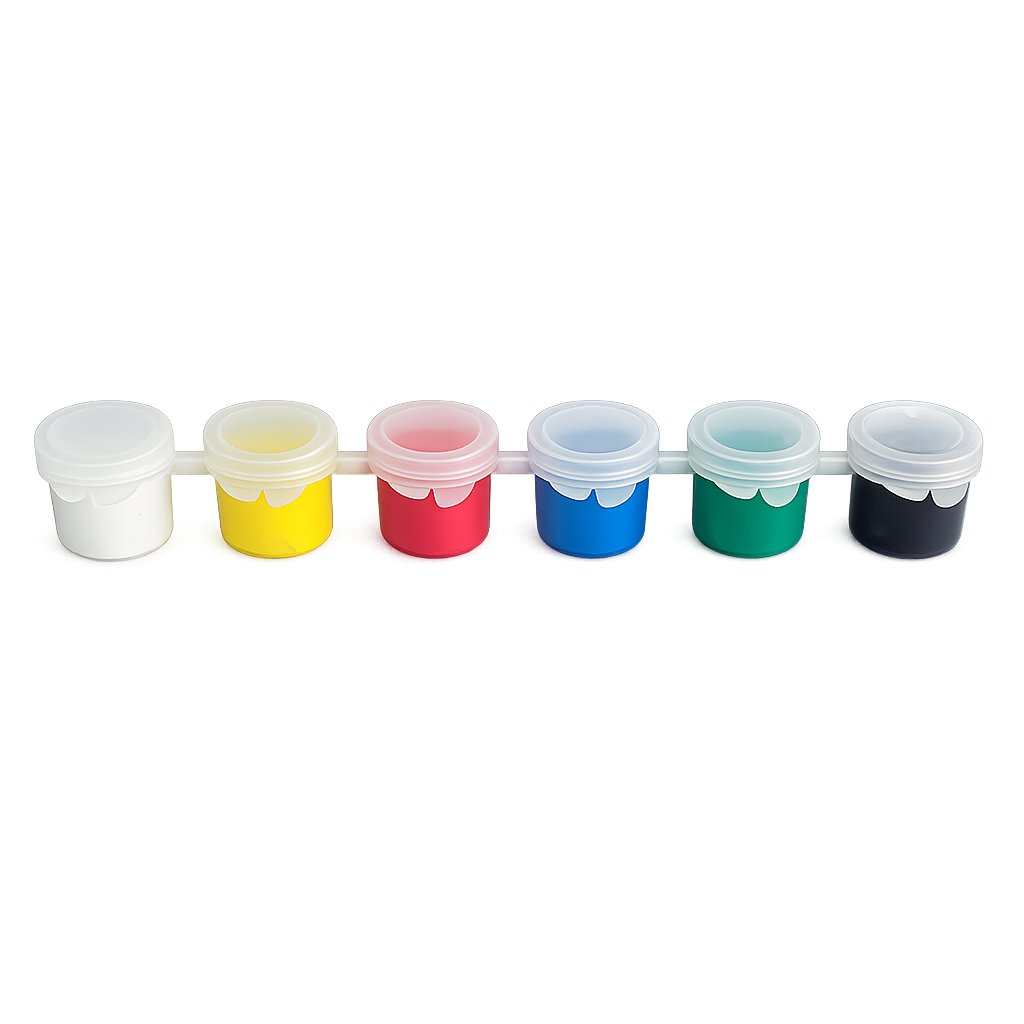Verfpotjes – Klassieke kleuren