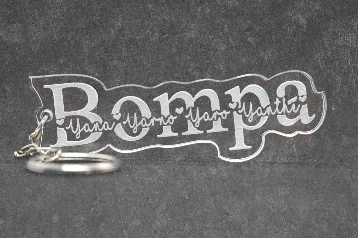 Gepersonaliseerde Bompa-Sleutelhanger