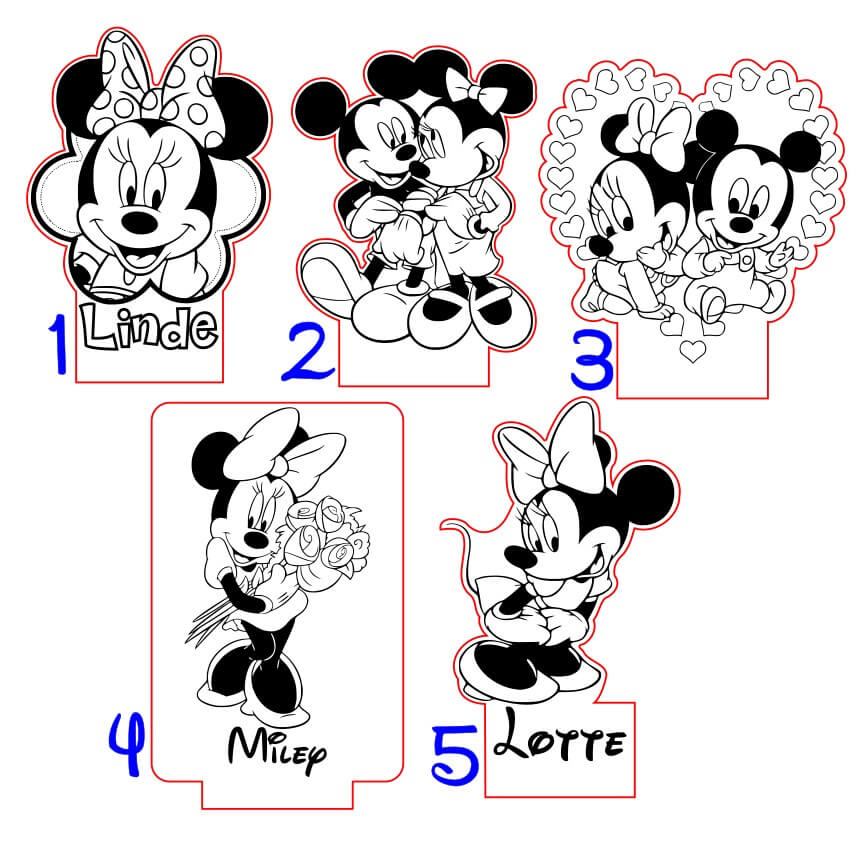Ledlamp Minnie