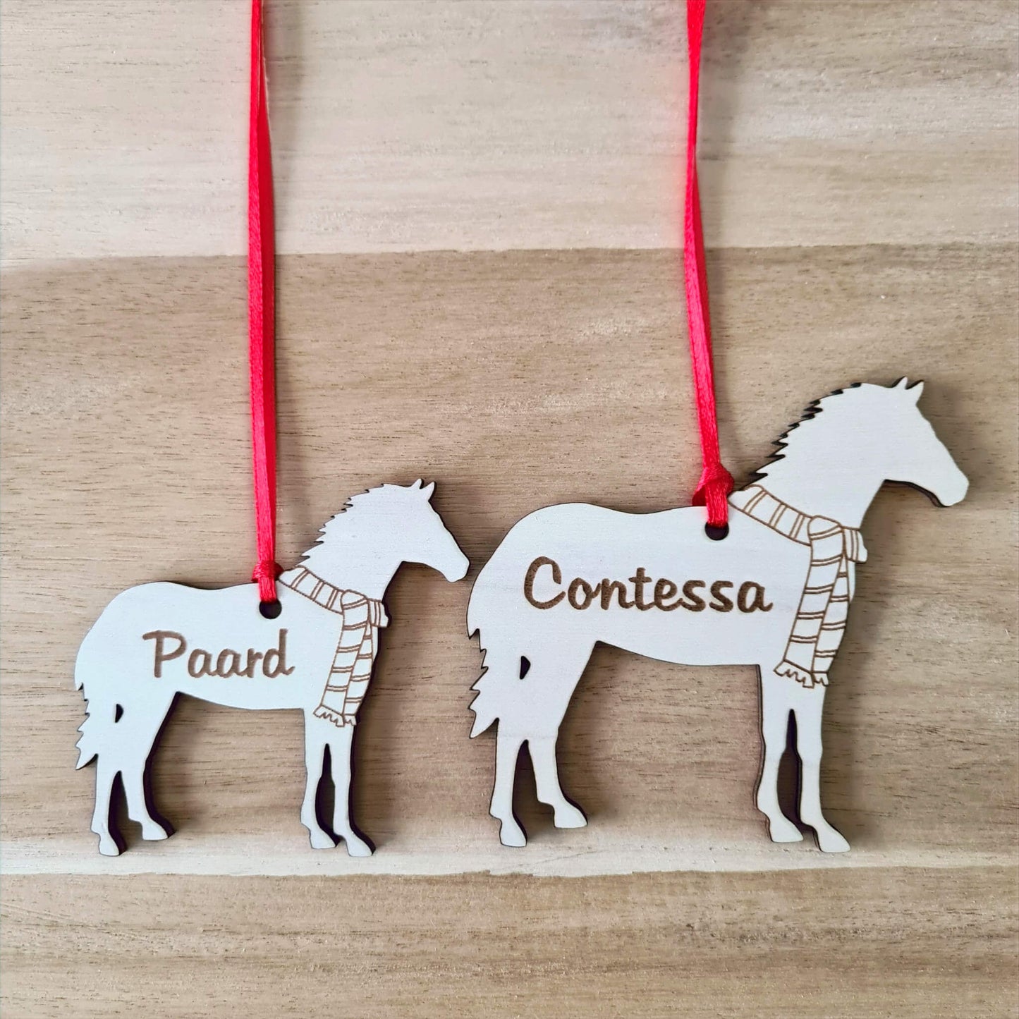 Gepersonaliseerde Paard Kersthanger