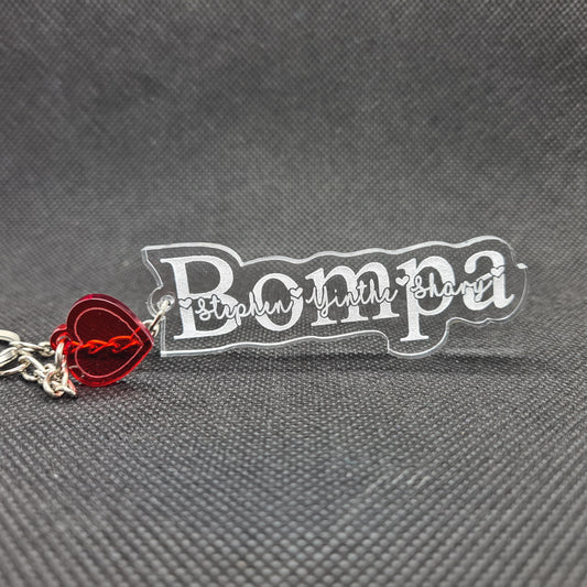 Gepersonaliseerde Bompa-Sleutelhanger