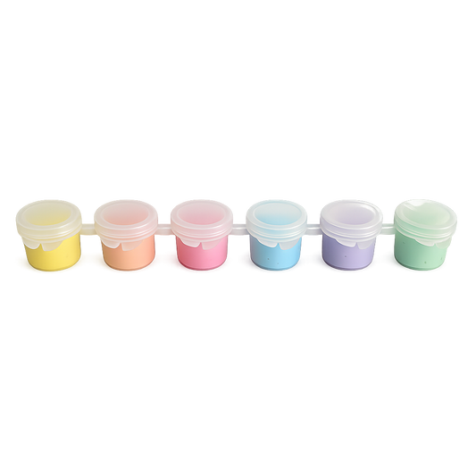 Verfpotjes – Pastelkleuren