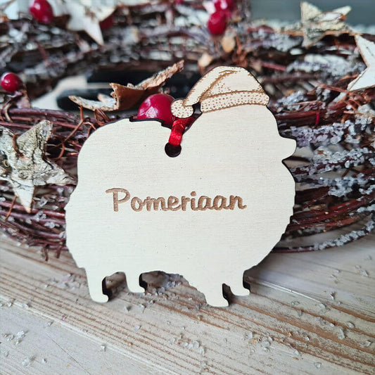 Gepersonaliseerde Pomeriaan Kersthanger