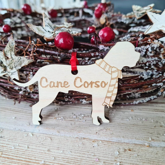 Gepersonaliseerde Cane Corso Kersthanger