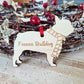 Gepersonaliseerde Franse Bulldog Kersthanger