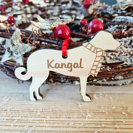 Gepersonaliseerde Kangal Kersthanger