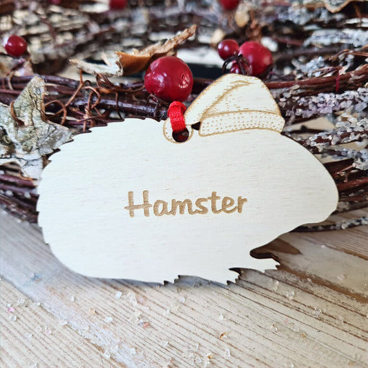Gepersonaliseerde Hamster Kersthanger